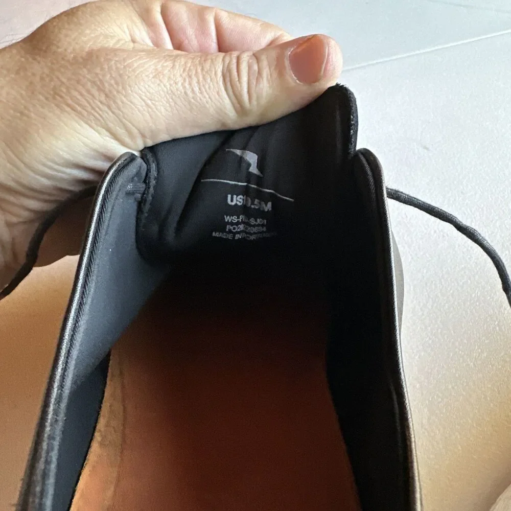 Wolf & Shepherd Black Dress Shoes 10.5 M Crossover Derby